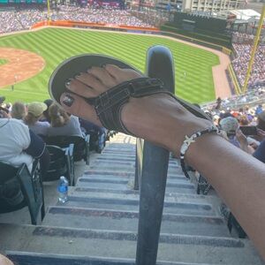 Black Sandals with White Stitchingmy worn sandals